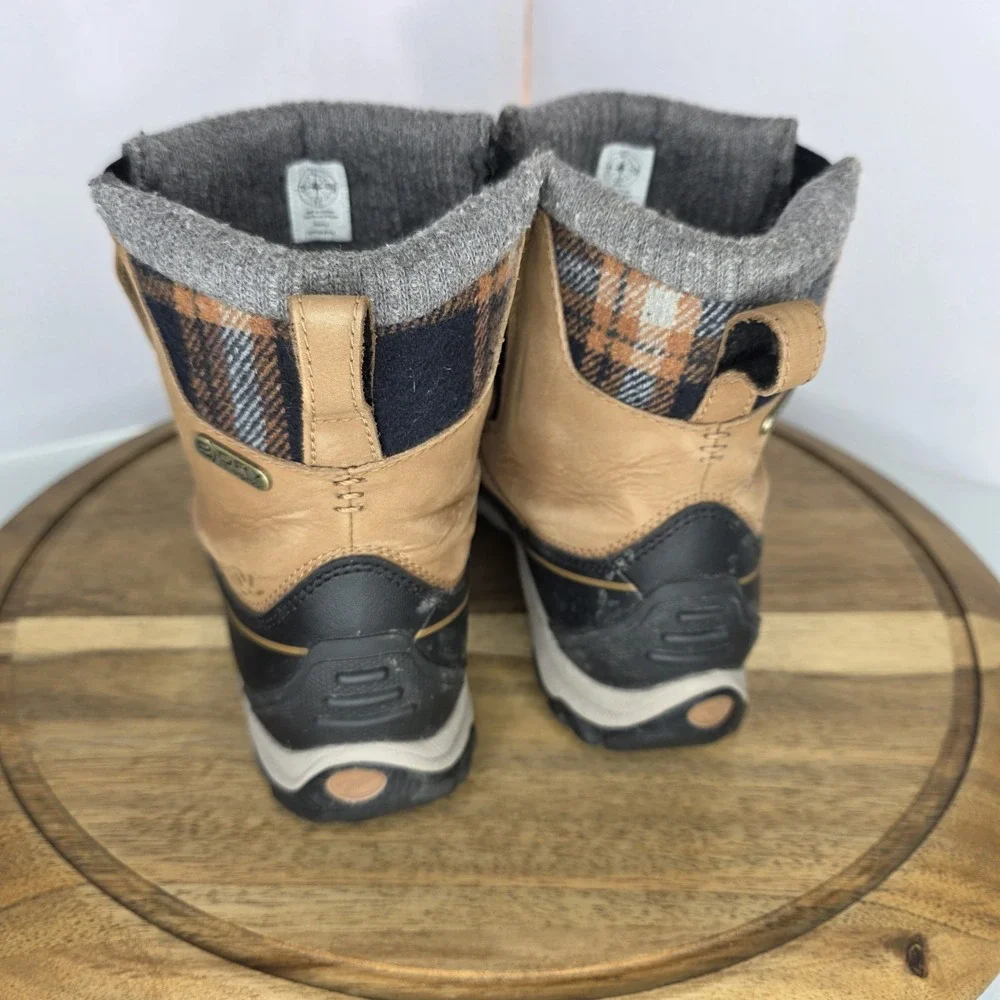 Sapphire 7in Pull-On Insulated Waterproof Women Sz‎ 7 Chipmunk Rain Winter Boot
